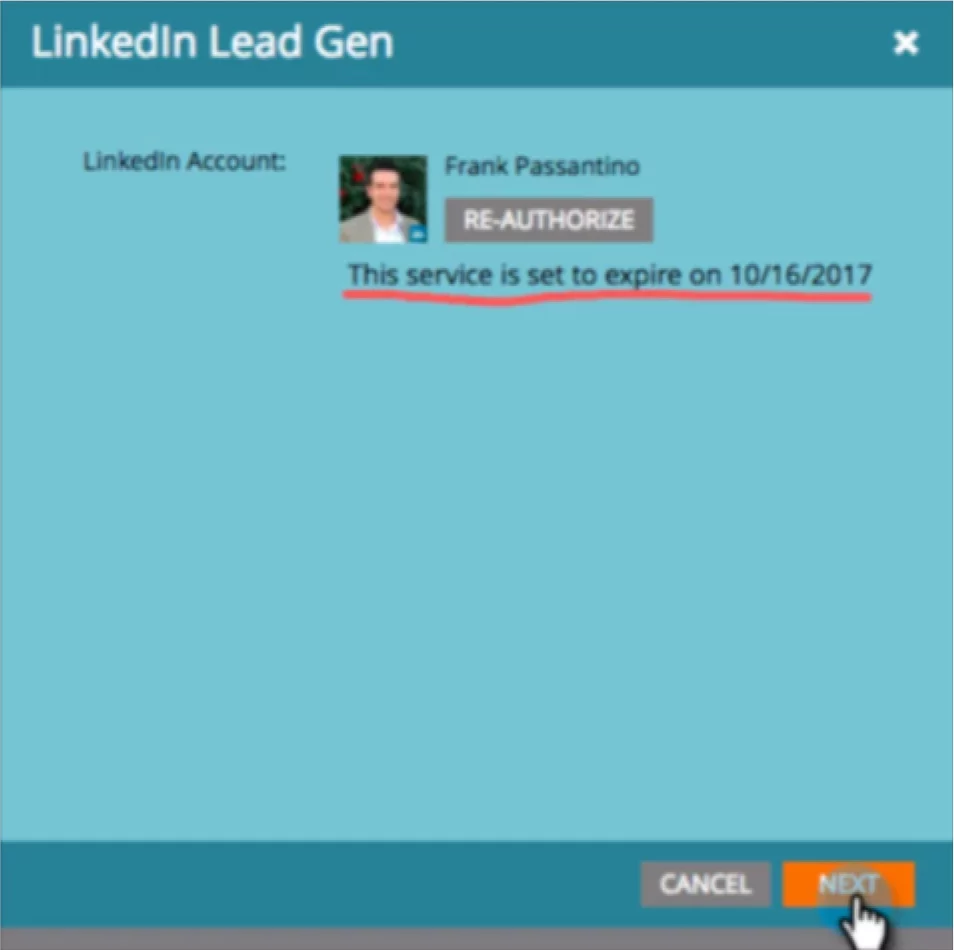 A marketo and LinkedIn connection that will expire and fail causing issues within a customer data platform