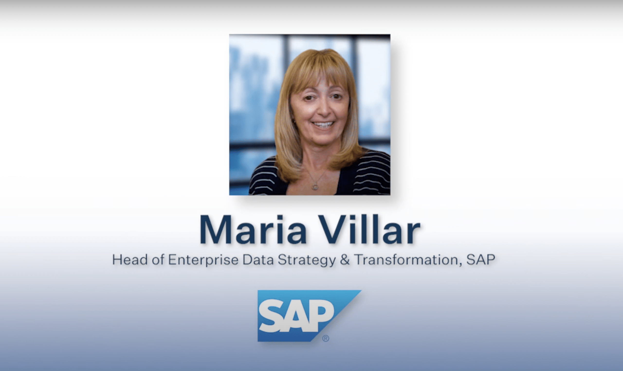On Data Governance: Maria Villar, Head of Enterprise Data Strategy and Transformation