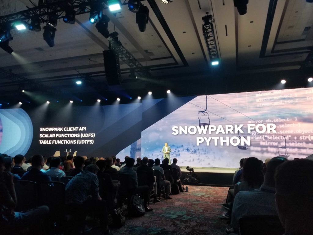 Python in Snowpark now available.
