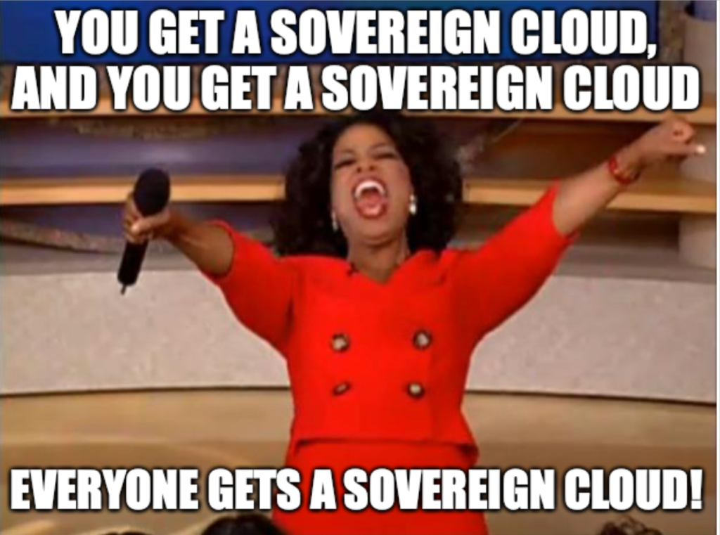 Sovereign clouds are a data management trend.