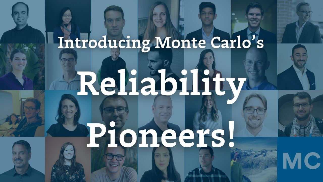Announcing Monte Carlo’s 2023 Reliability Pioneers