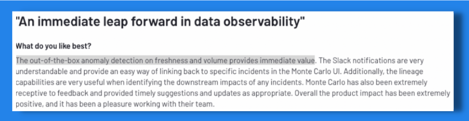 Leap forward with data observability review