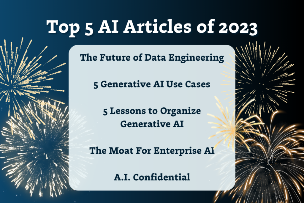 Top generative AI articles in 2023