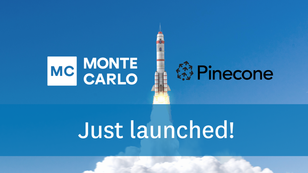 Monte Carlo Pinecone Integration launch image