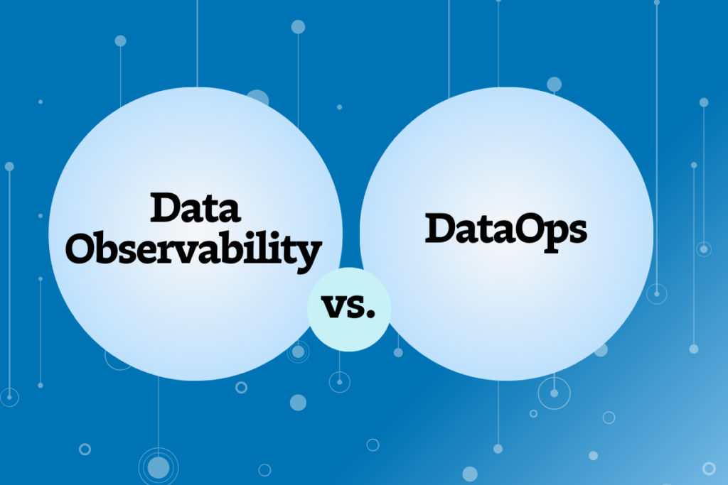 What is the difference between data observability and dataops